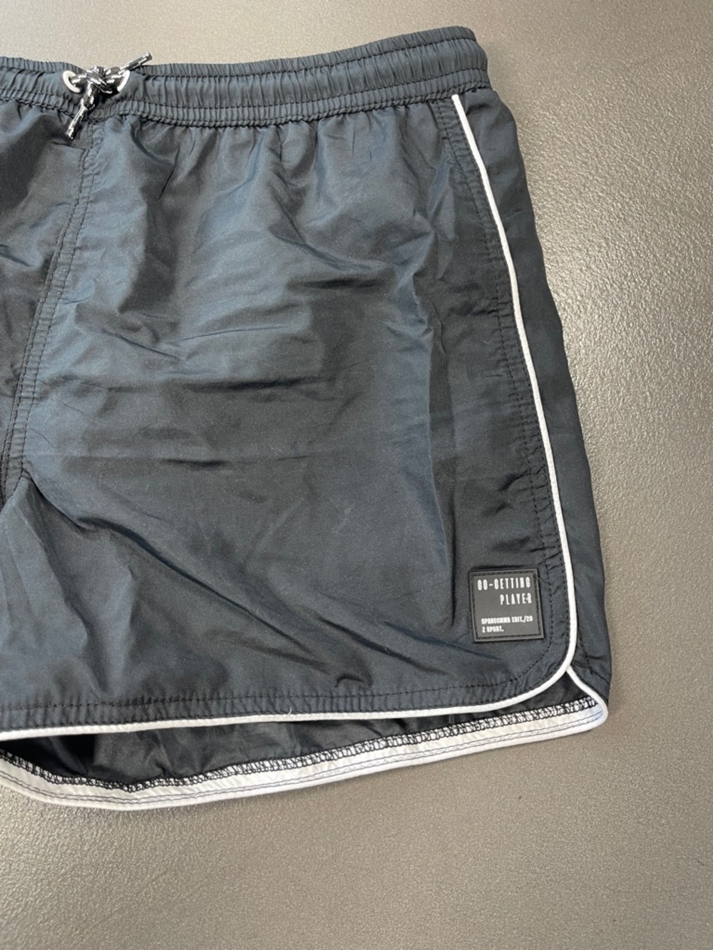 ZARA Boys Black Swim Trunks Bathing Suit Size 13-14 - Picture 5 of 5